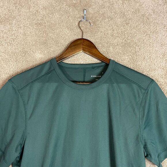 Everlane Sport T-Shirt Mens Size Small Evergreen Short Sleeve Athletic Mesh NEW - Picture 3 of 10